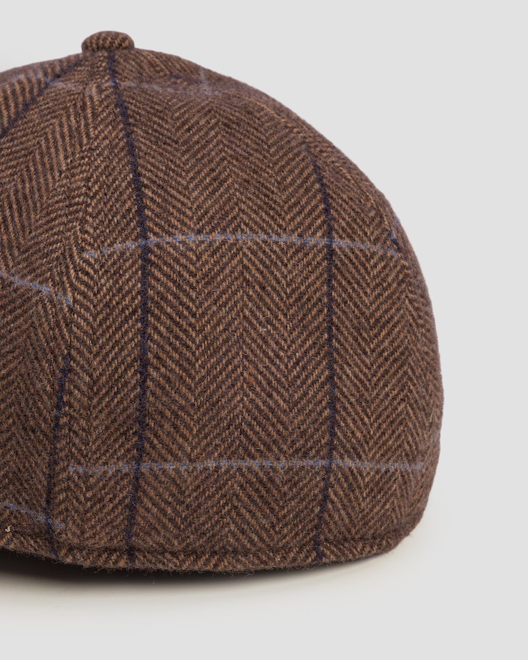 Vlněná pánská kšiltovka Stetson Baseball Cap Wool Ef v hnědé barvě