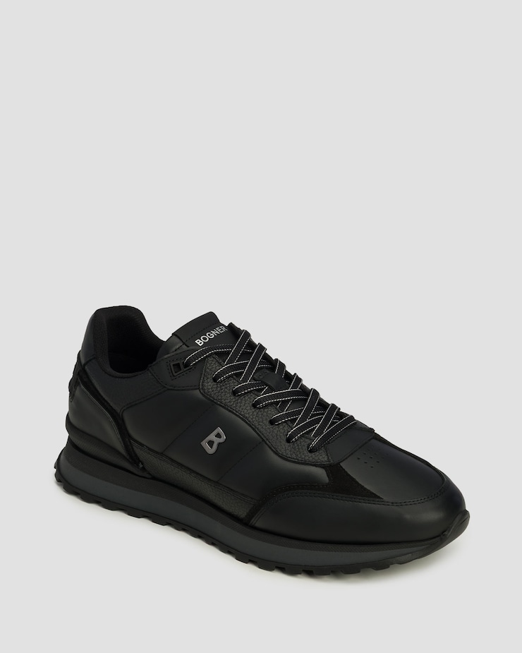 Scarpe in pelle da uomo BOGNER Newport 15 A, Colore/Disegno: Czarny