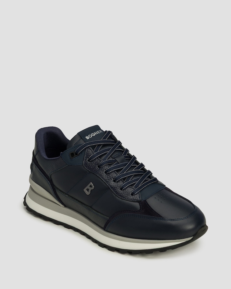 Scarpe in pelle da uomo BOGNER Newport 15 A, Colore/Disegno: Granatowy