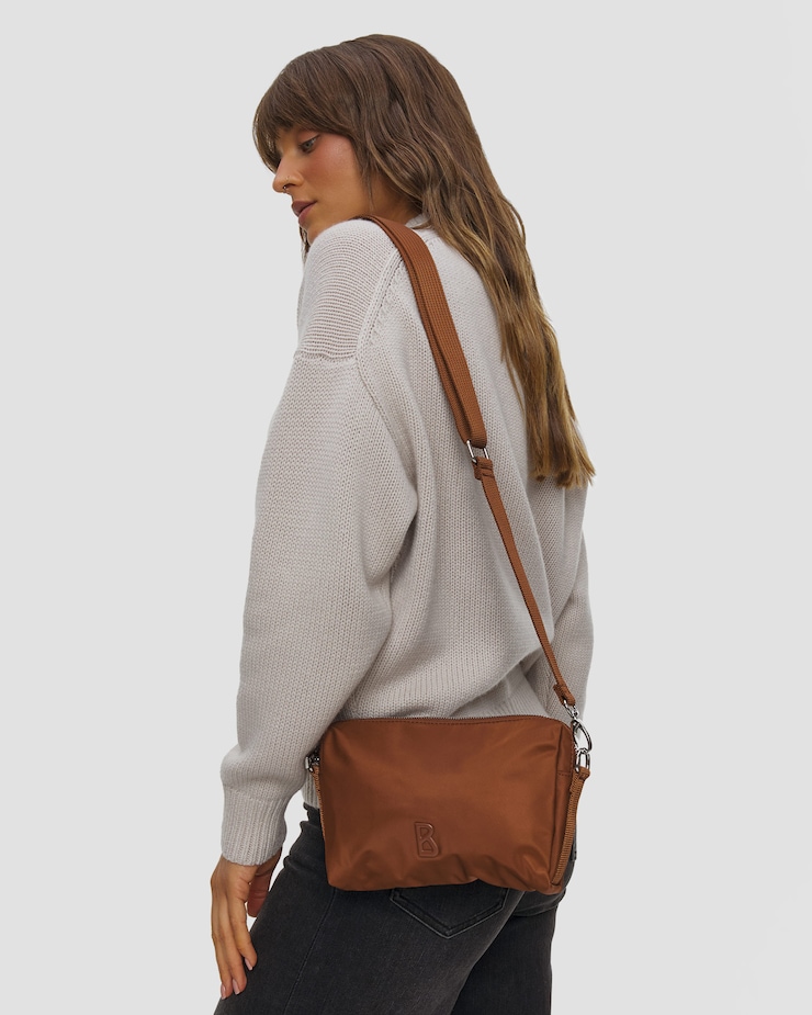 Sac à bandoulière marron pour femmes BOGNER Verbier Play 1.0 Pukie