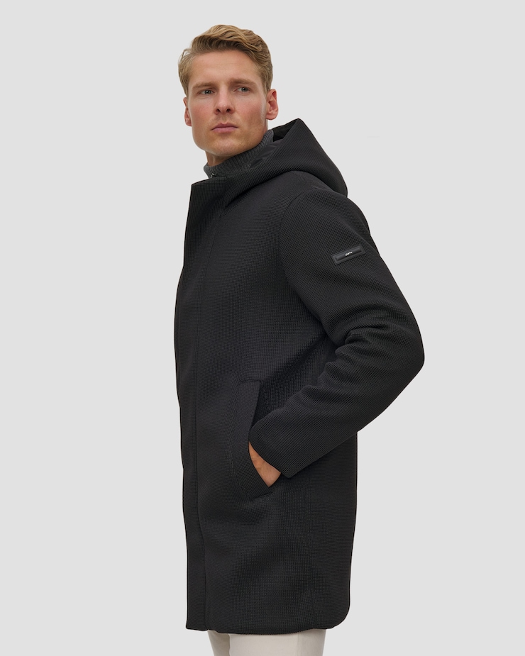 Parka à capuche pour hommes 