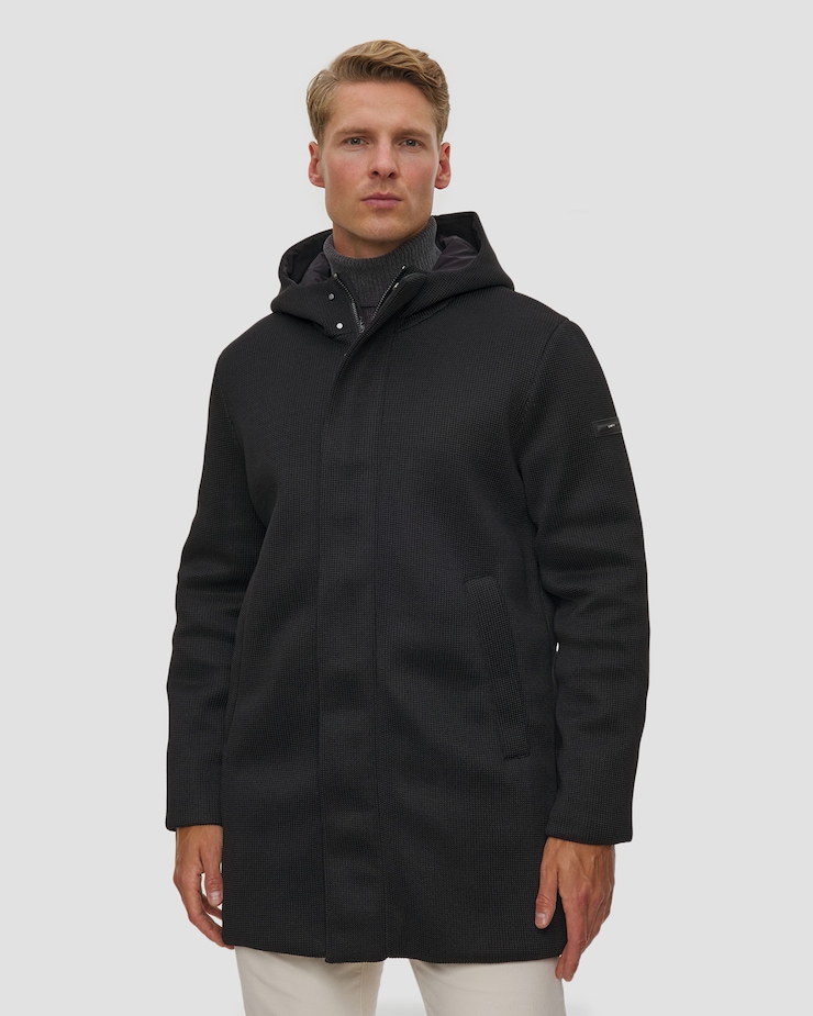 Parka à capuche pour hommes 