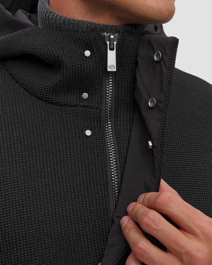 Parka à capuche pour hommes 