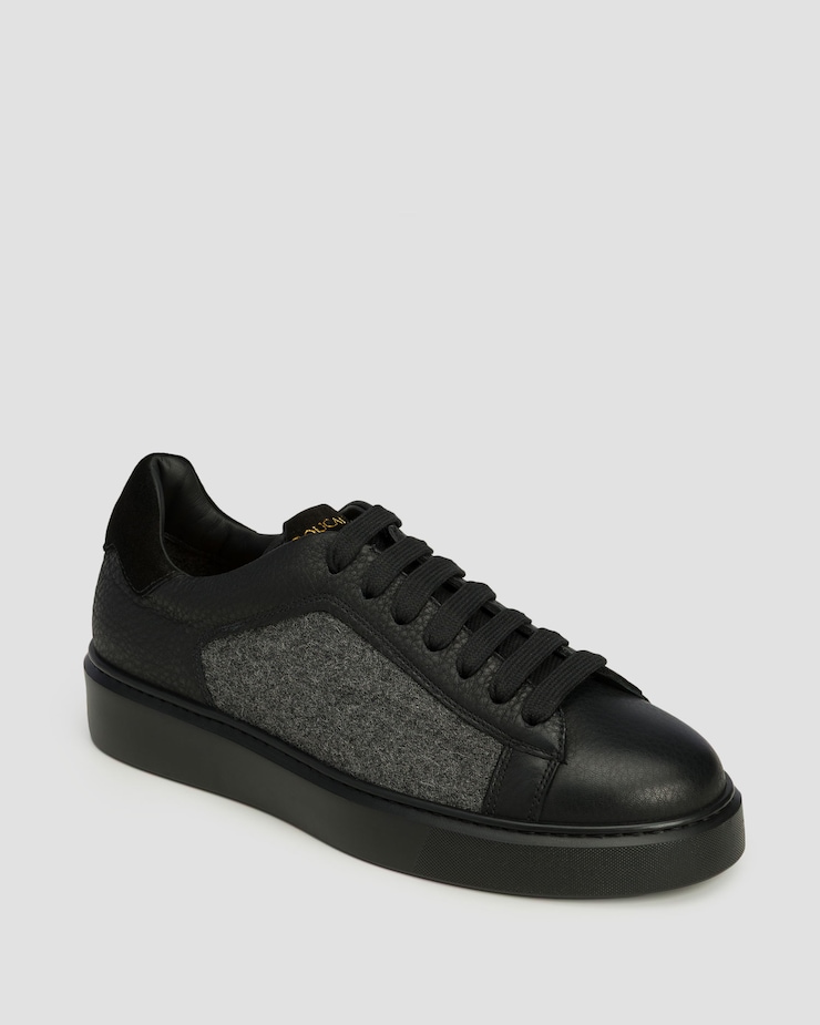 Scarpe in pelle da uomo Doucal's Liam nere