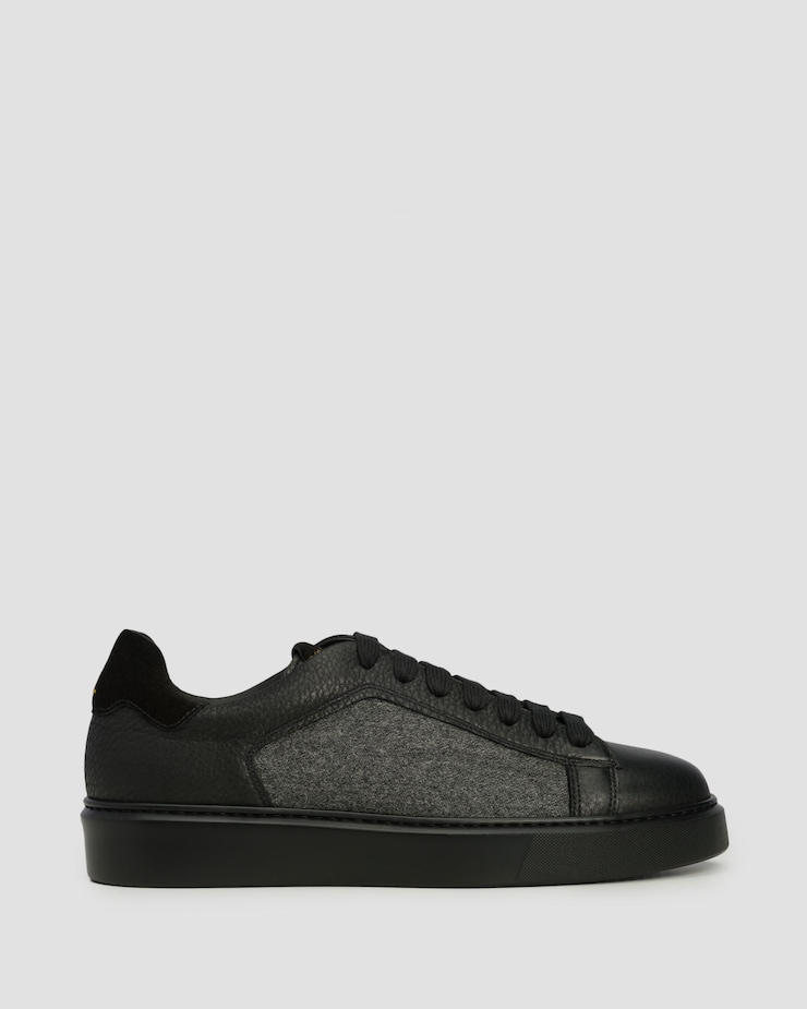 Scarpe in pelle da uomo Doucal's Liam nere