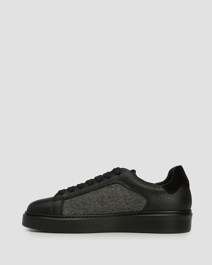 Scarpe in pelle da uomo Doucal's Liam nere