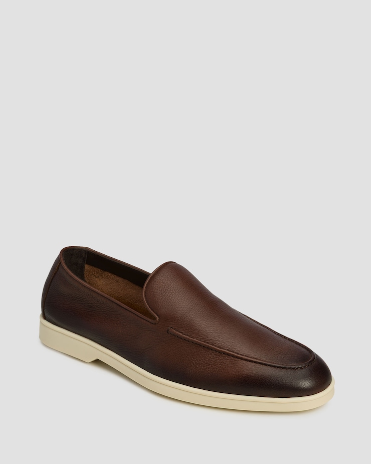 Scarpe in pelle da uomo Doucals Mocassino Vaschetta Daino
