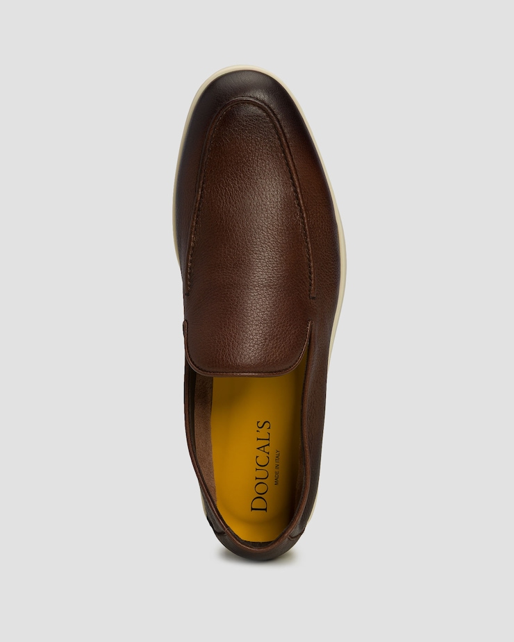 Scarpe in pelle da uomo Doucals Mocassino Vaschetta Daino