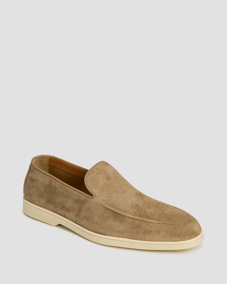 Men's moccasins Doucal's Mocassino Vaschetta Reverse brown