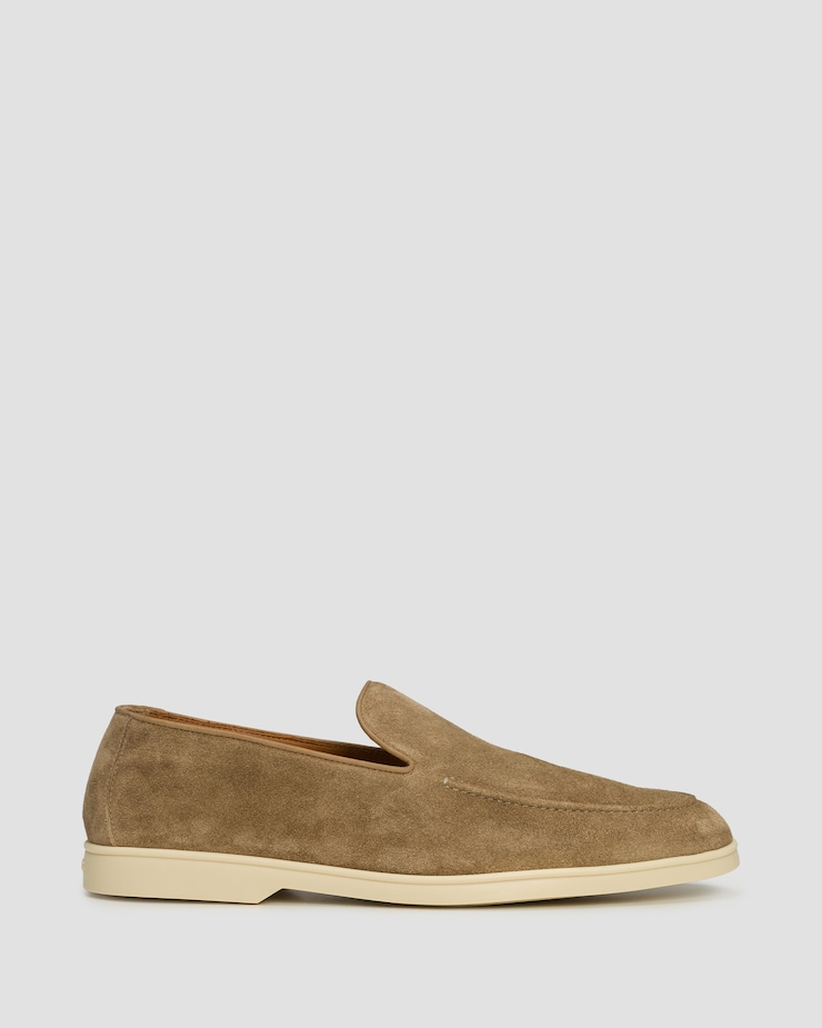 Men's moccasins Doucal's Mocassino Vaschetta Reverse brown