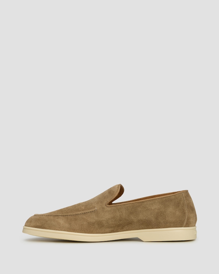 Men's moccasins Doucal's Mocassino Vaschetta Reverse brown