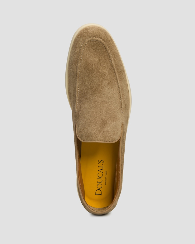 Men's moccasins Doucal's Mocassino Vaschetta Reverse brown