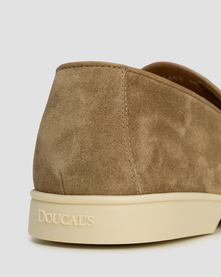 Men's moccasins Doucal's Mocassino Vaschetta Reverse brown