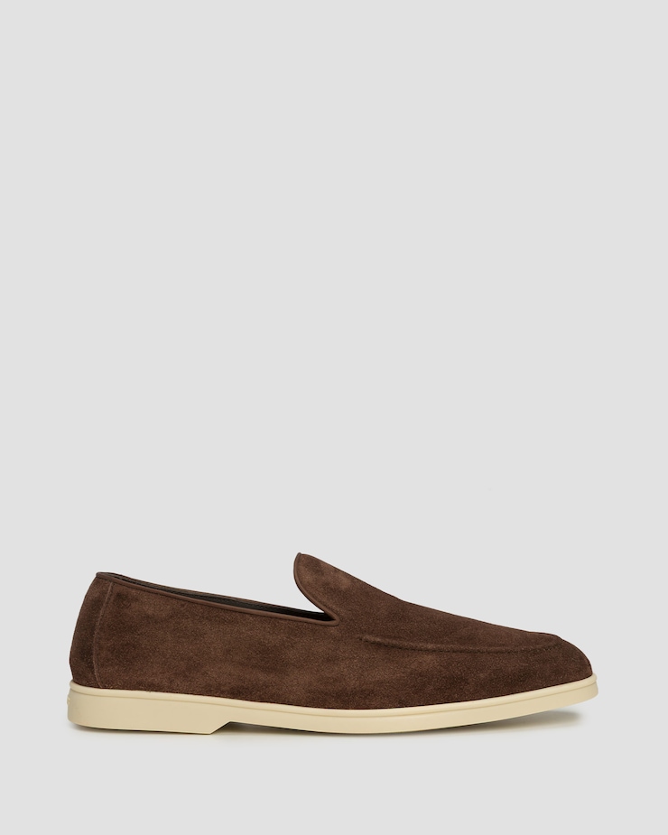 Men's moccasins Doucal's Mocassino Vaschetta Reverse brown