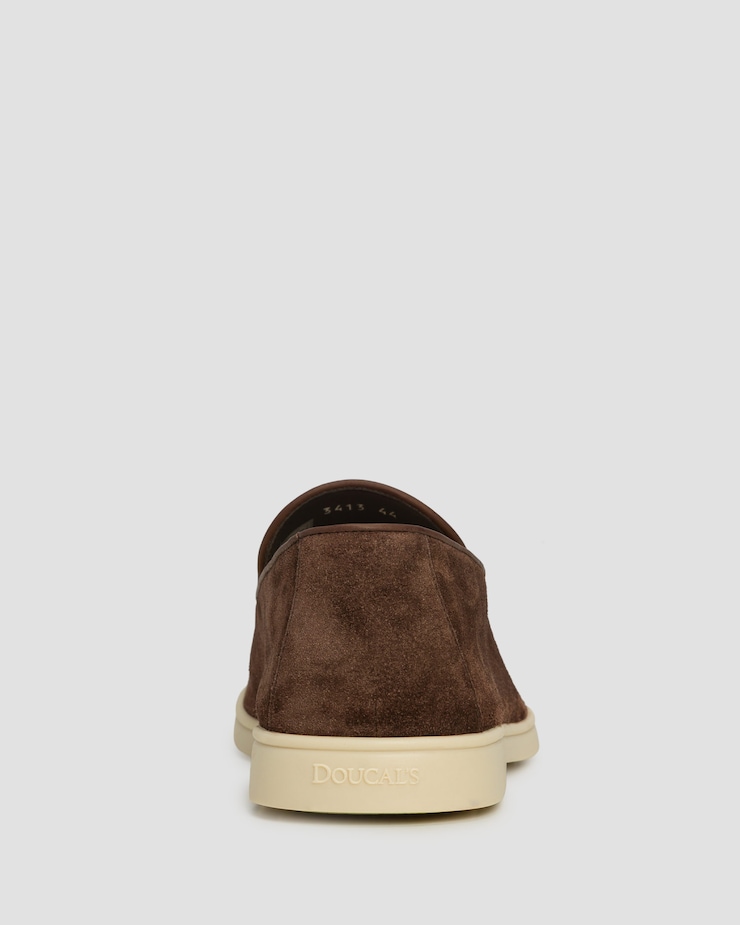 Men's moccasins Doucal's Mocassino Vaschetta Reverse brown