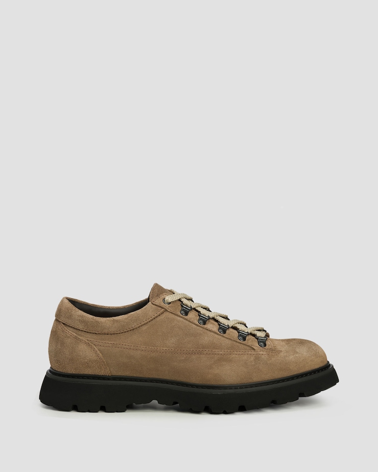 Scarpe in camoscio da uomo Doucal's Derby Ganci Jason marroni