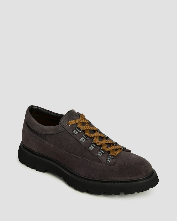 Scarpe da uomo Doucal's Derby Ganci Jason grigie