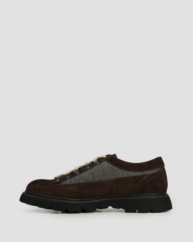 Scarpe da uomo Doucal's Derby Ganci Giles Nero