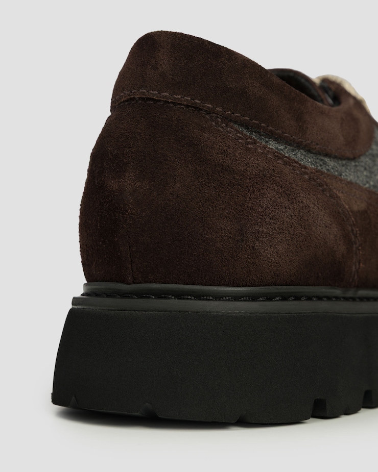Scarpe da uomo Doucal's Derby Ganci Giles Nero