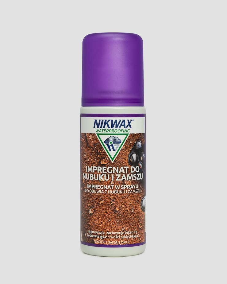 Impregnat do obuwia z nubuku i weluru Nikwax Spray-On 125 ml