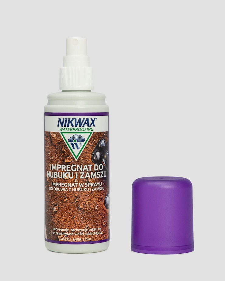 Impregnat do obuwia z nubuku i weluru Nikwax Spray-On 125 ml
