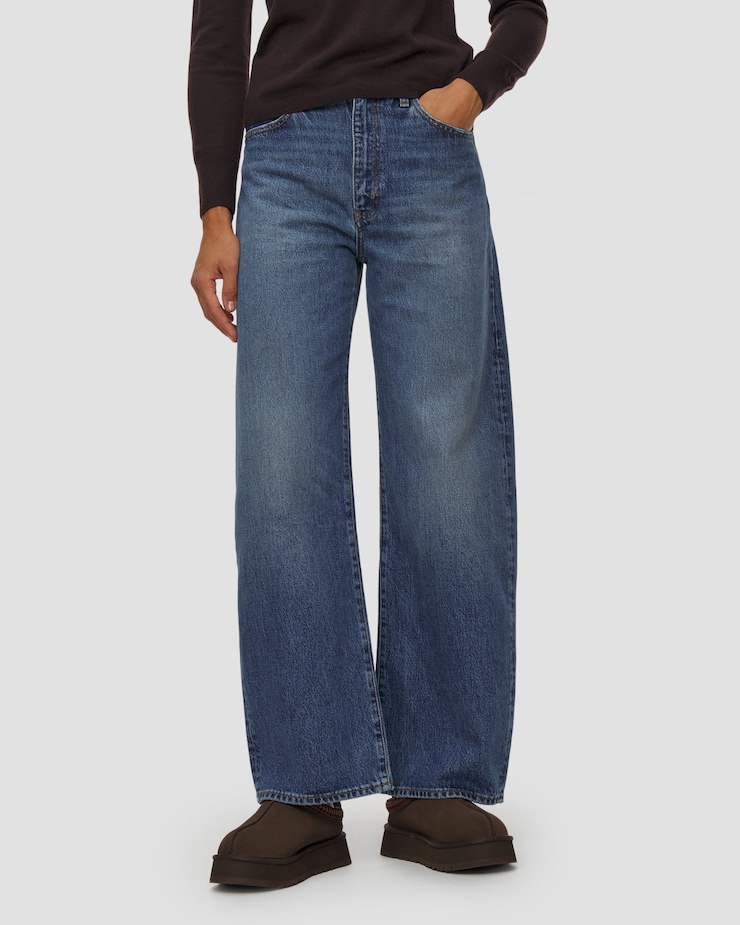 Frame The Bow Damenjeans mit weitem Bein