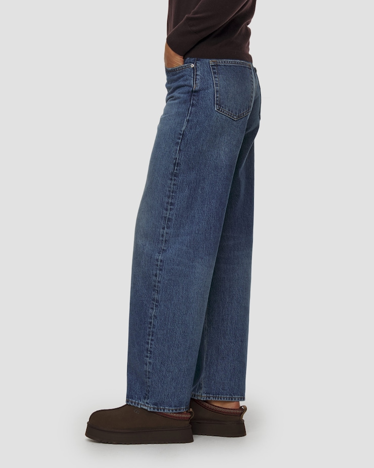 Frame The Bow Damenjeans mit weitem Bein
