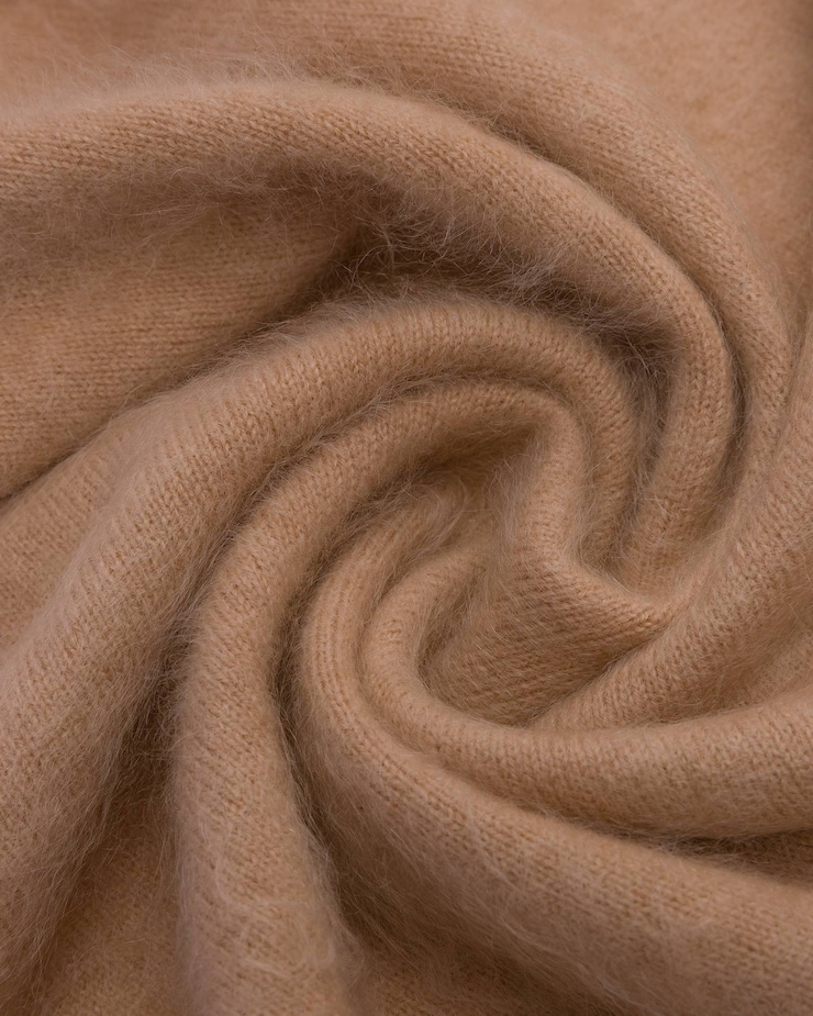 Sciarpa in cashmere da donna Soft Goat Brushed Triangle Scarf