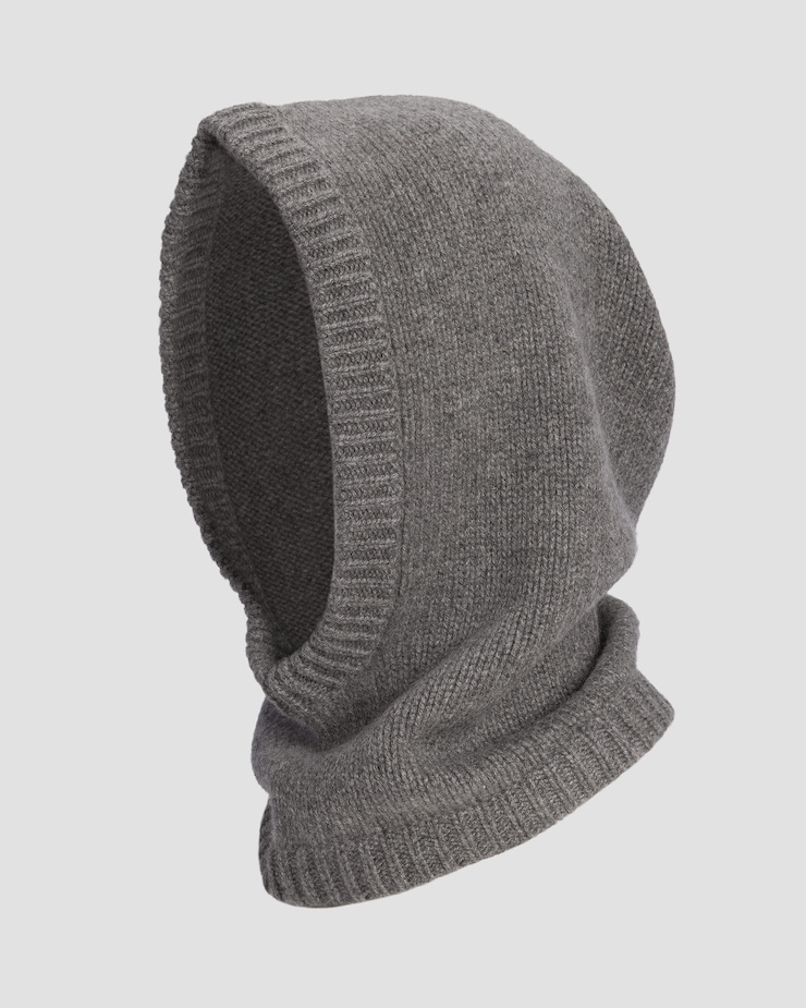 Passamontagna in cashmere da donna Soft Goat Balaclava, Colore/Disegno: Szary