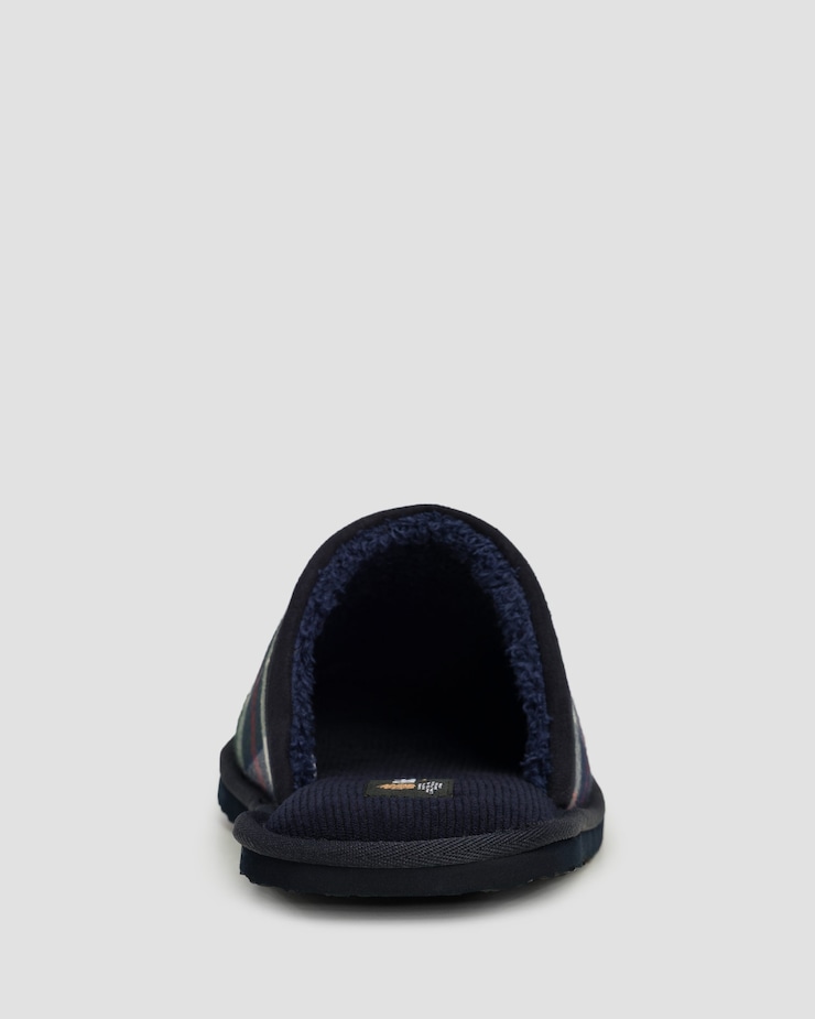 Pupuci pentru bărbați Barbour Everitt Tartan Mule Slipper