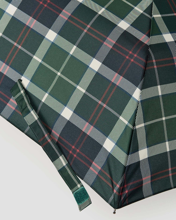 Ombrello Barbour Tartan Mini Umbrella