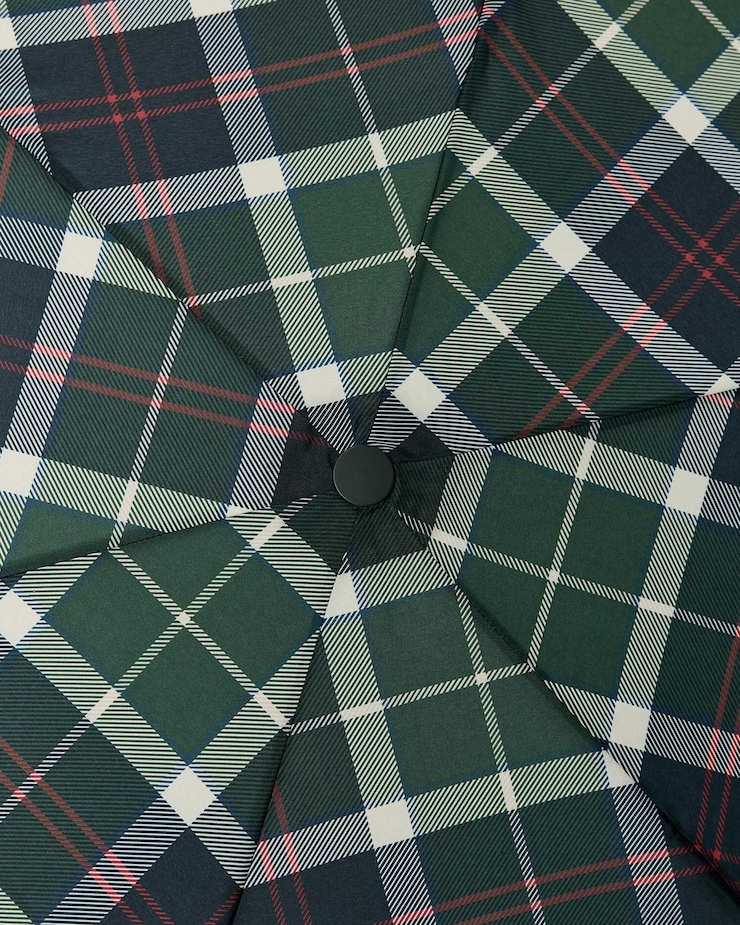 Ombrello Barbour Tartan Mini Umbrella