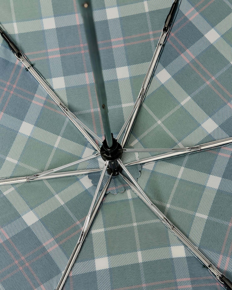 Ombrello Barbour Tartan Mini Umbrella