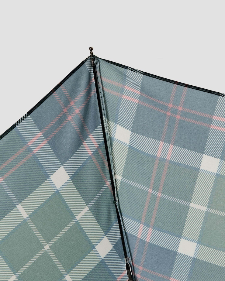 Ombrello Barbour Tartan Mini Umbrella