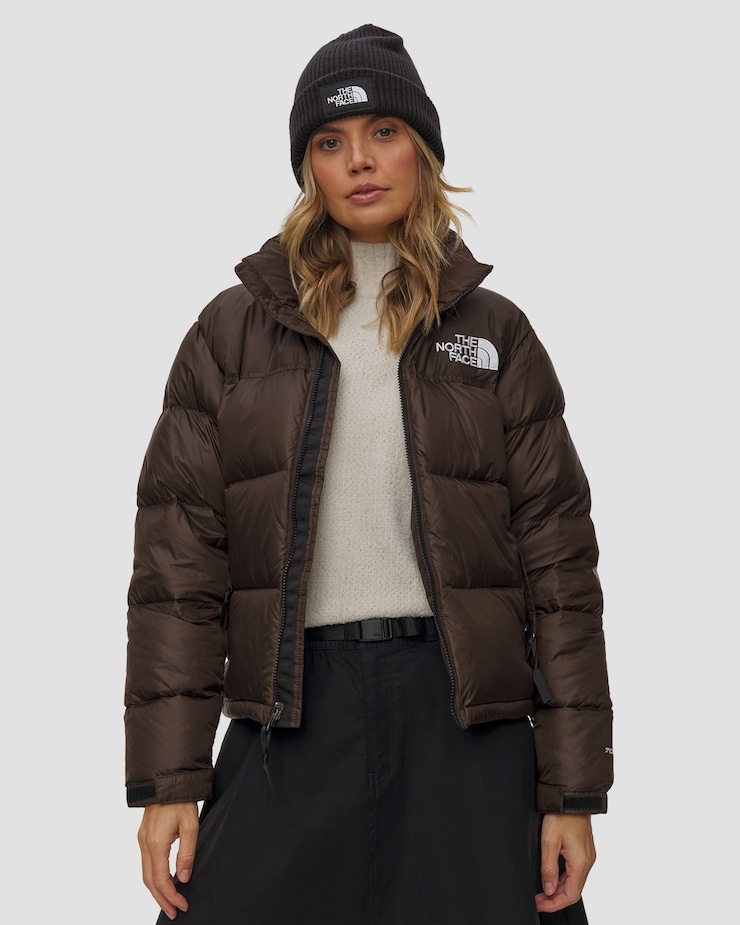 Veste en duvet pour femmes The North Face 1996 Retro Nuptse Jacket, Couleur: Brązowy