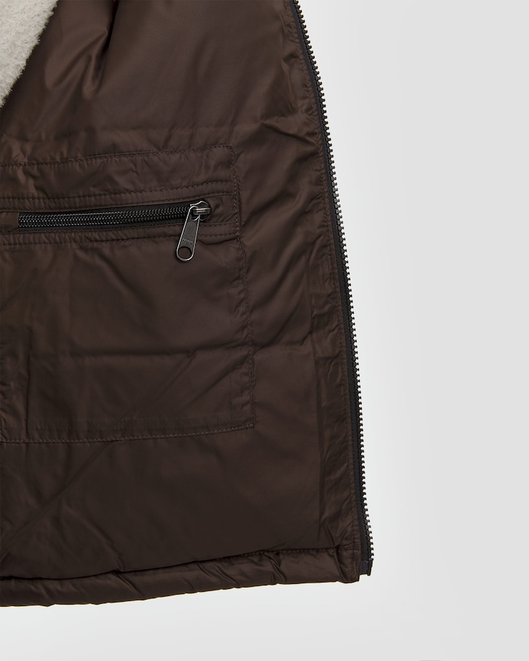Dámská péřová bunda The North Face 1996 Retro Nuptse Jacket v hnědé barvě