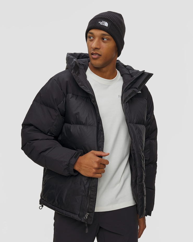 Parka puchowa męska The North Face Himalayan Down Parka czarna, Kolor/Wzór: Czarny