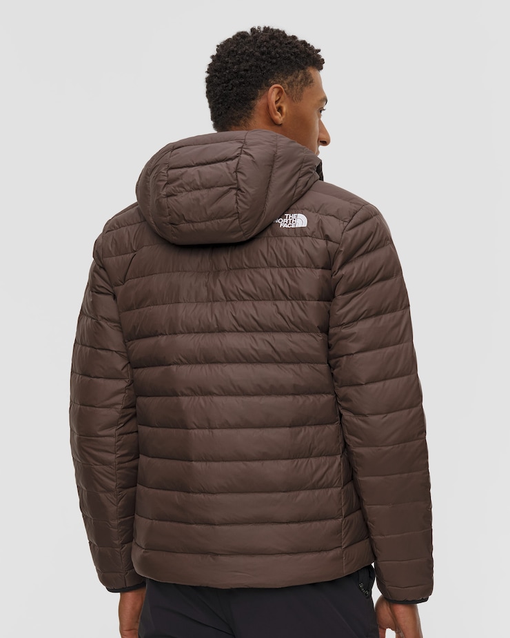 Kurtka puchowa męska The North Face Classic Down Hooded Jacket brązowa