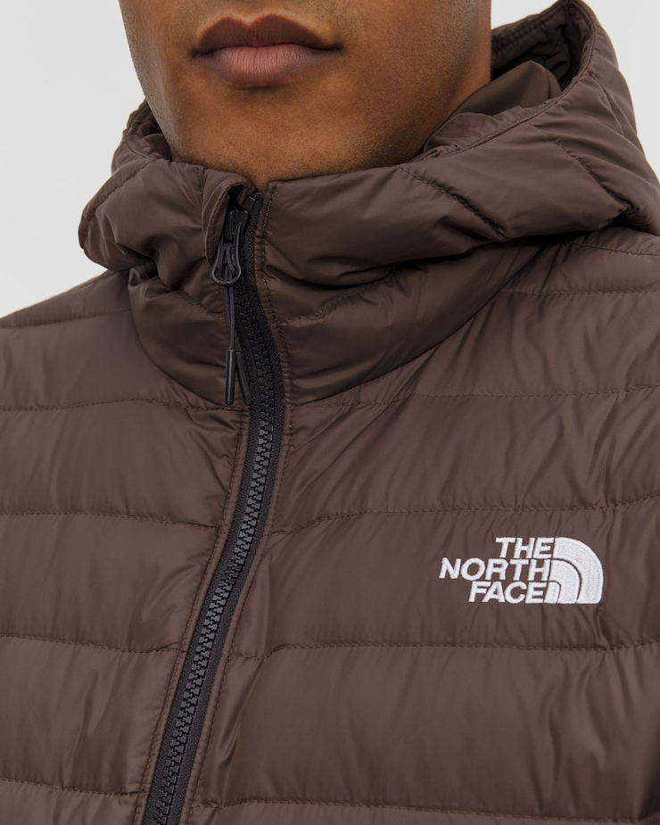Kurtka puchowa męska The North Face Classic Down Hooded Jacket brązowa