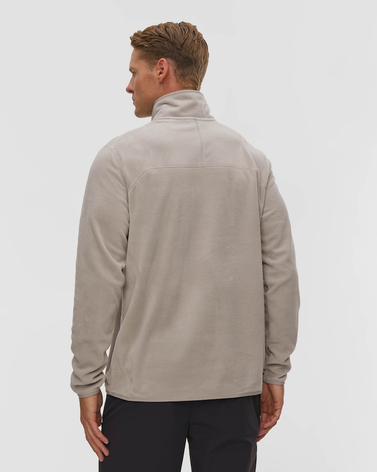 Bluza polarowa męska The North Face Glacier 1/4 Zip Embroidered Logo szara
