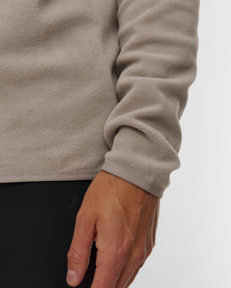 Bluza polarowa męska The North Face Glacier 1/4 Zip Embroidered Logo szara
