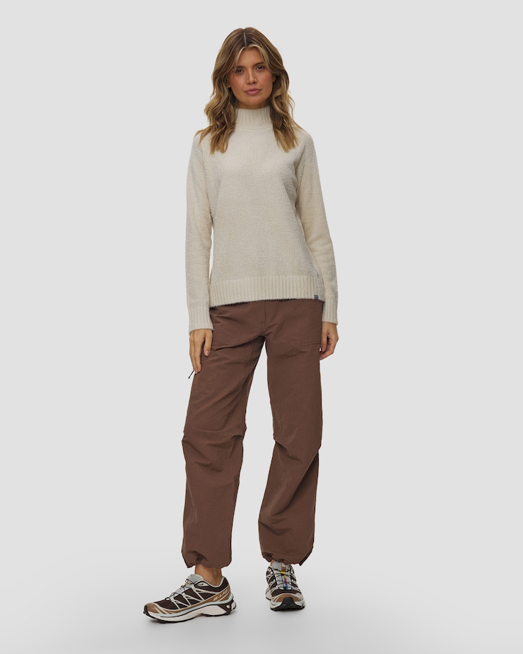 Maglione tecnico da donna Houdini Lykan Crew beige