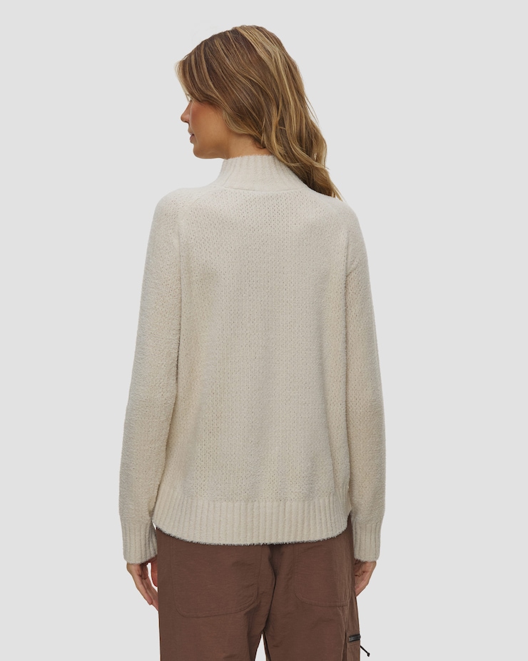 Houdini Lykan Crew Technischer Damenpullover in Beige
