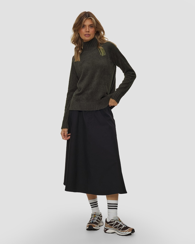 Maglione tecnico da donna Houdini Lykan Crew verde