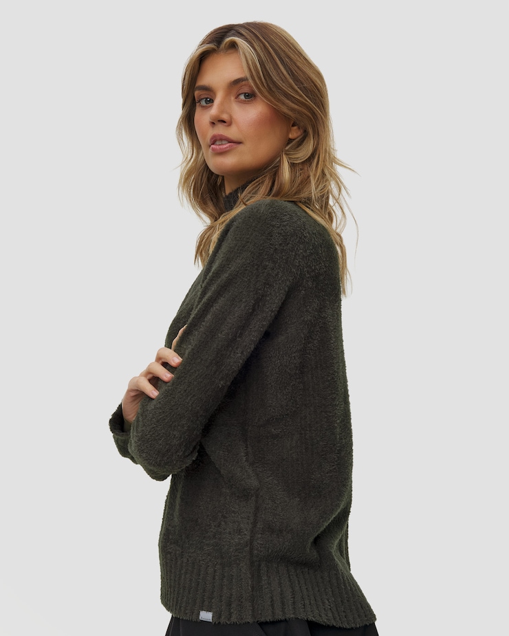 Maglione tecnico da donna Houdini Lykan Crew verde