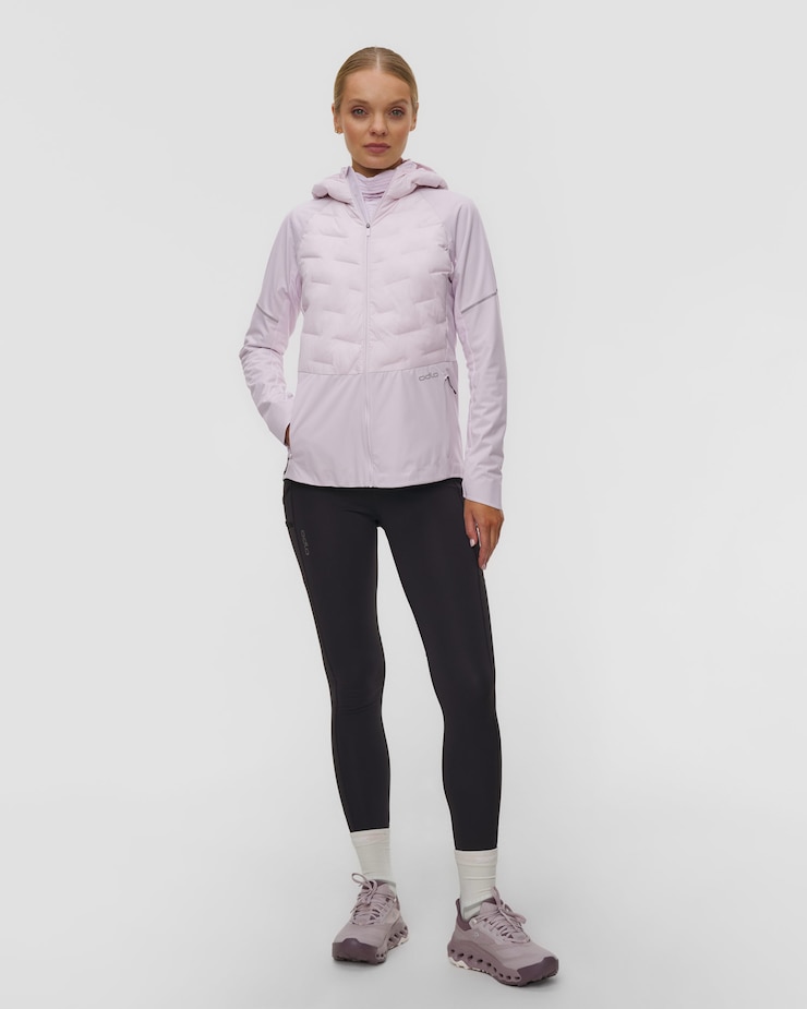 Světle růžová dámská bundomikina Odlo Zeroweight Insulator Jacket