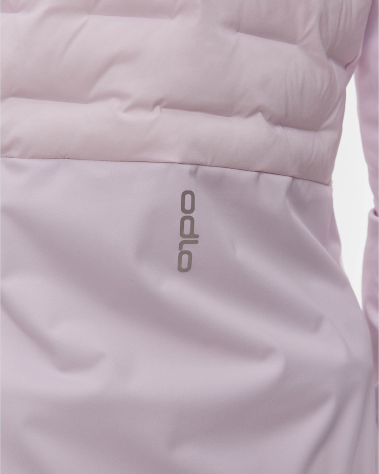 Světle růžová dámská bundomikina Odlo Zeroweight Insulator Jacket