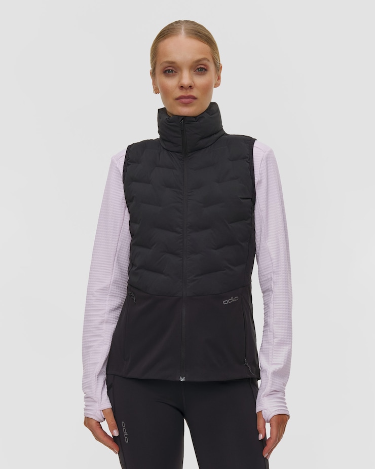 Gilet hybride pour femmes Odlo Zeroweight Insulator Vest noir