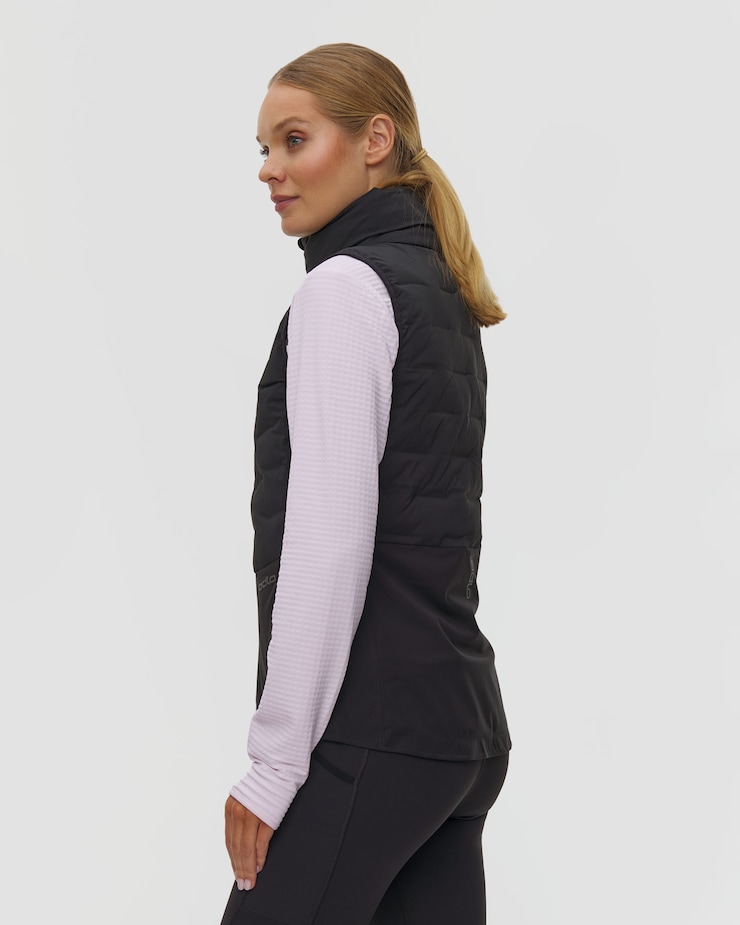 Gilet hybride pour femmes Odlo Zeroweight Insulator Vest noir