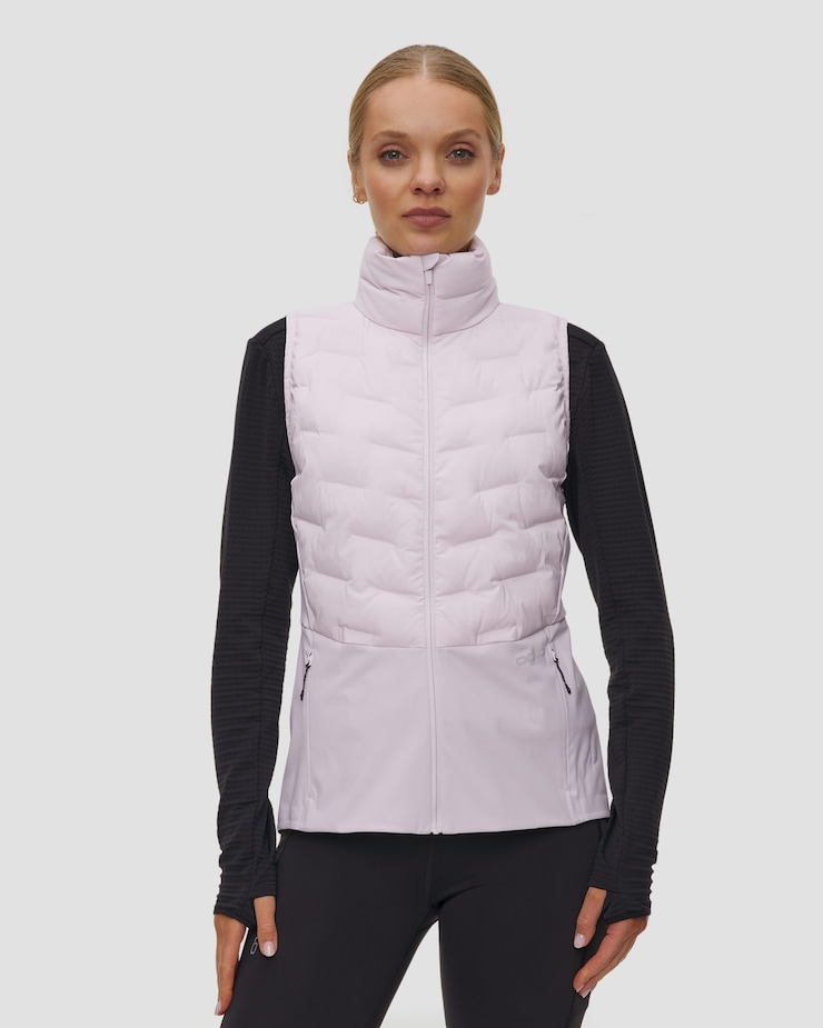 Gilet hybride pour femmes Odlo Zeroweight Insulator Vest rose